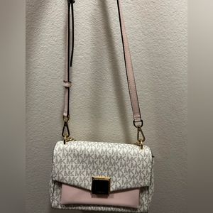 Mk White & Pink Purse